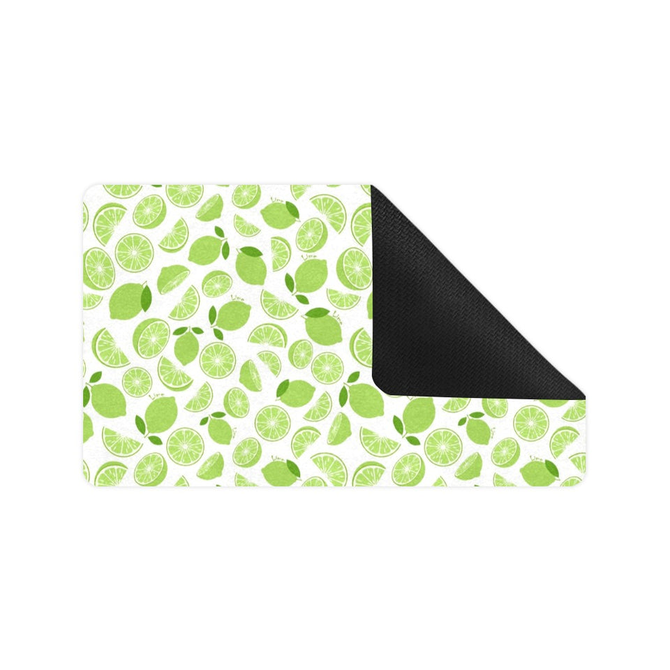 Lime design pattern Doormat