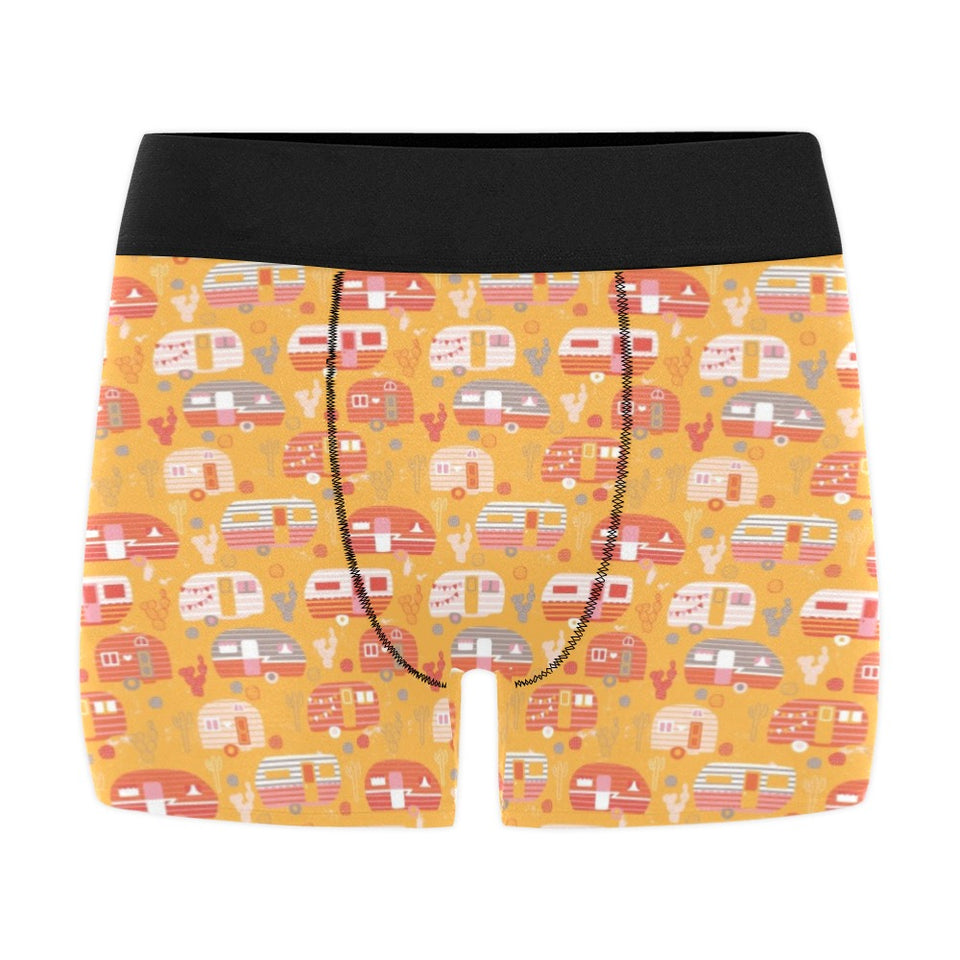 Camper Van Pattern Print Design 04 Men's All Over Print Boxer Briefs Men's Underwear