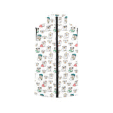 English Bulldog Pattern Print Design 03 Women's Padded Vest