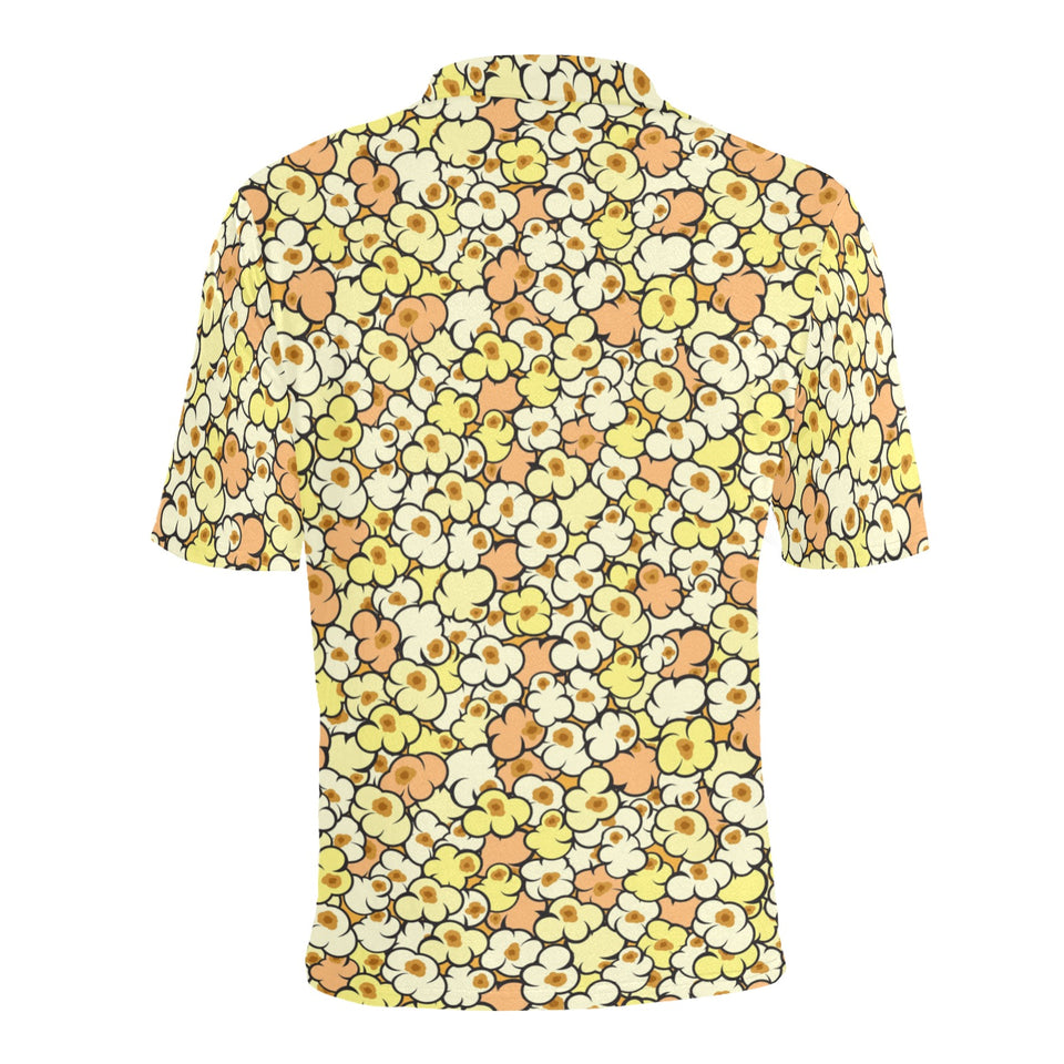 Popcorn Pattern Print Design 03 Men's All Over Print Polo Shirt