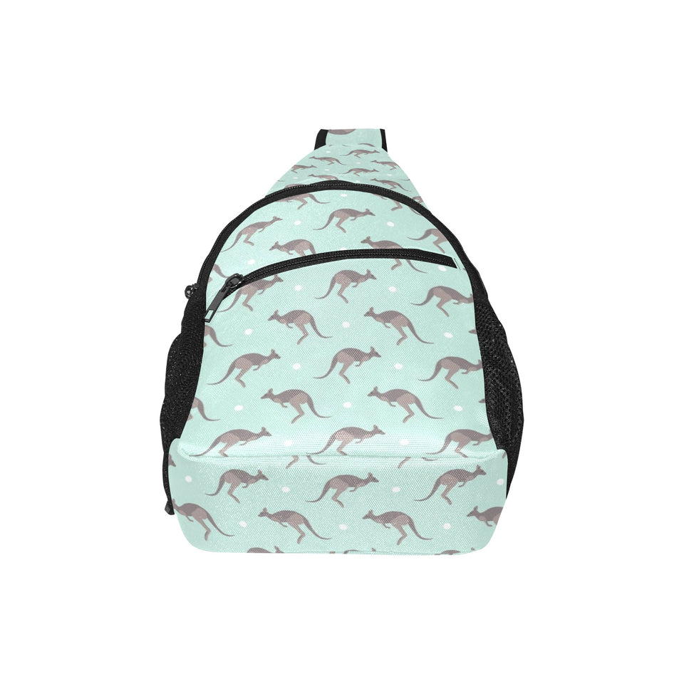 Kangaroo pattern background All Over Print Chest Bag