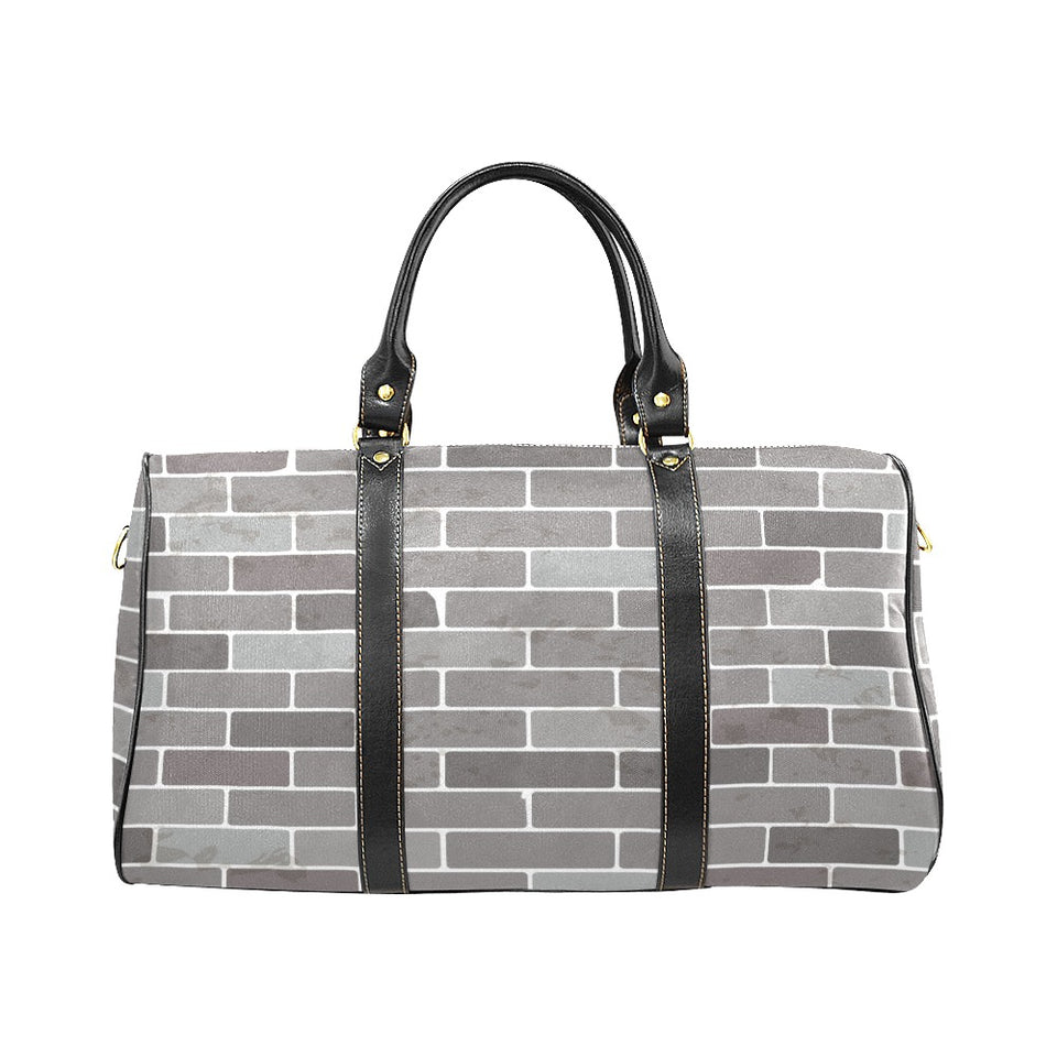 Brick Printed Pattern Print Design 05 Travel Bag