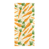 Carrot Pattern Print Design 01 Beach Towel