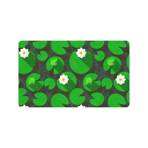 Frog waterlily pattern Doormat