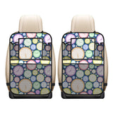 Colorful clock background Car Seat Back Organizer