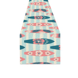 Surfboard Pattern Print Design 02 Table Runner