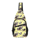 Ostrich Pattern Print Design 04 All Over Print Chest Bag