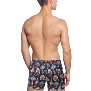 Colorful mushroom pattern Men's Swimming Trunks