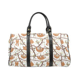 Sloths hanging on the tree pattern Travel Bag