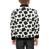Cow skin pattern Kids' Boys' Girls' Bomber Jacket