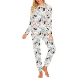 cute mermaid pattern Women's All Over Print Pajama Set