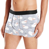 Sweet dreams sheep pattern Men's All Over Print Boxer Briefs Men's Underwear