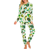 Avocado design pattern Women's All Over Print Pajama Set
