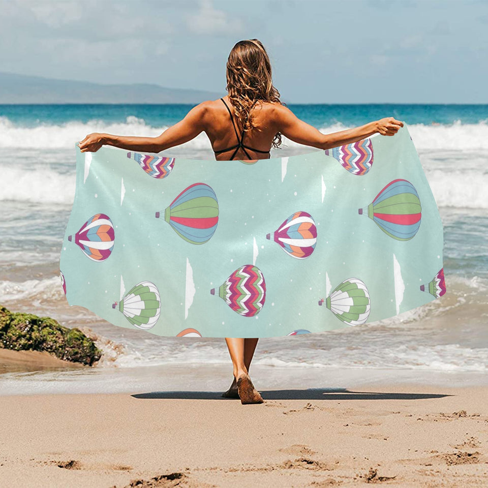 Hot Air Balloon design Pattern Beach Towel
