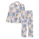 Cute peacock pattern Men's Long Pajama Set