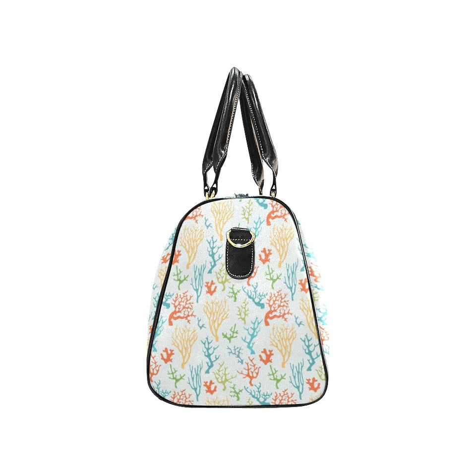 Coral Reef Pattern Print Design 02 Travel Bag