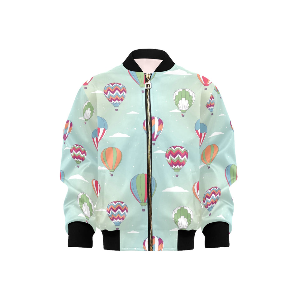 Hot Air Balloon design Pattern Kids' Boys' Girls' Bomber Jacket