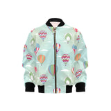Hot Air Balloon design Pattern Kids' Boys' Girls' Bomber Jacket