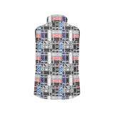 Skate Board Pattern Print Design 04 Women's Padded Vest