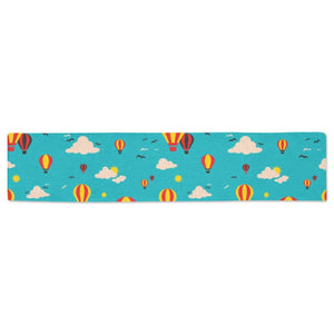 Hot Air Balloon Sky Pattern Table Runner