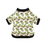 Coconut Pattern Print Design 04 All Over Print Pet Dog Round Neck Fuzzy Shirt