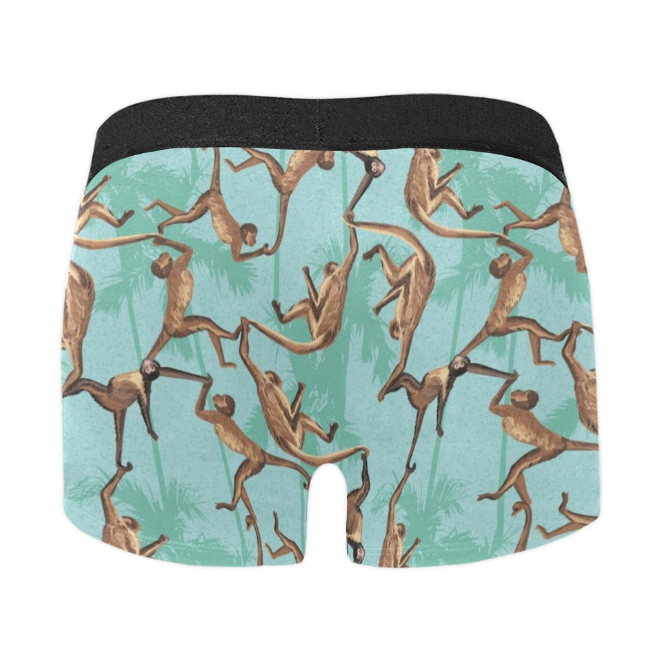 Monkey Palm tree background Men's All Over Print Boxer Briefs Men's Underwear