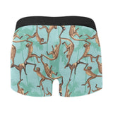 Monkey Palm tree background Men's All Over Print Boxer Briefs Men's Underwear