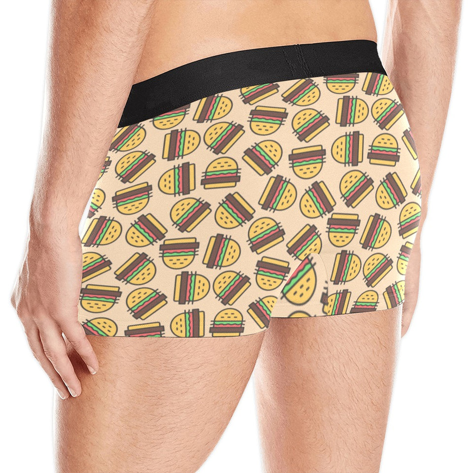 Hamburger Pattern Print Design 01 Men's All Over Print Boxer Briefs Men's Underwear
