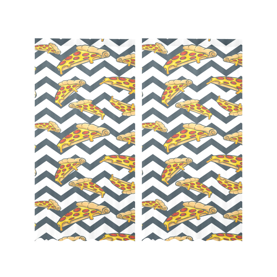 Pizza design pattern Gauze Curtain