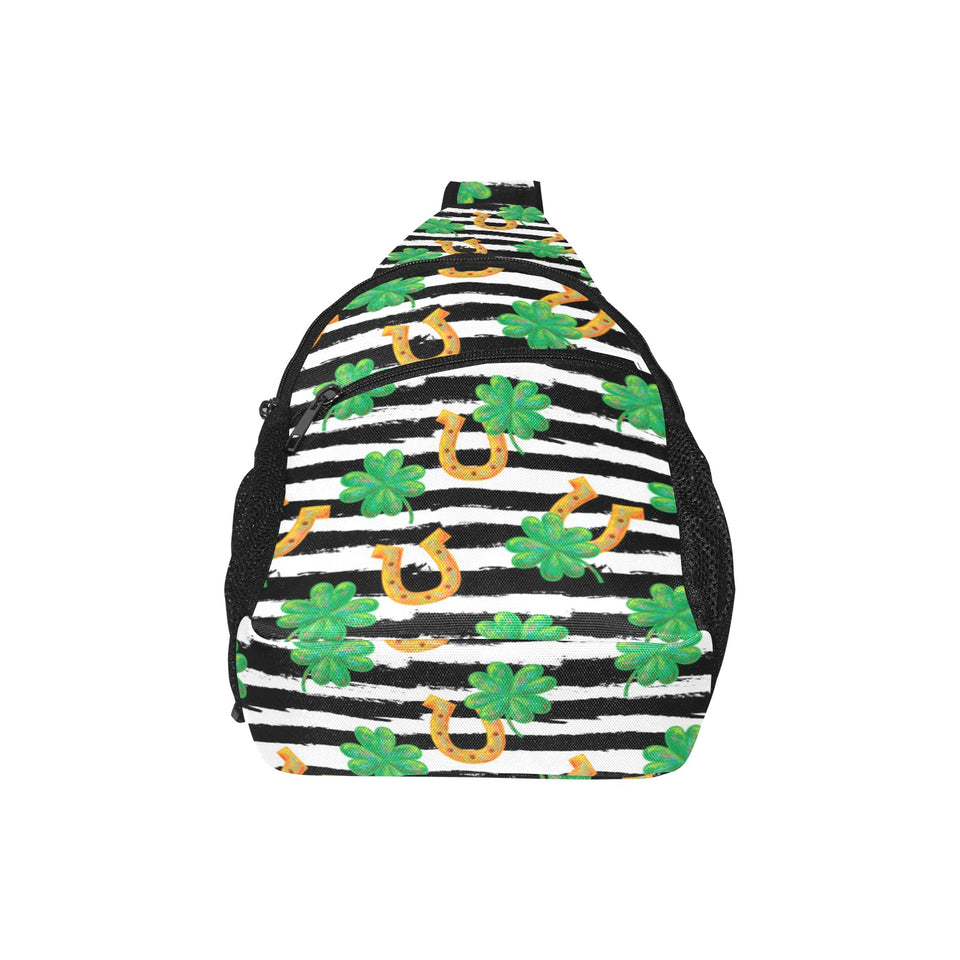 Horseshoes Pattern Print Design 01 All Over Print Chest Bag