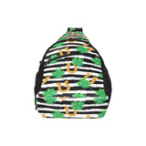 Horseshoes Pattern Print Design 01 All Over Print Chest Bag