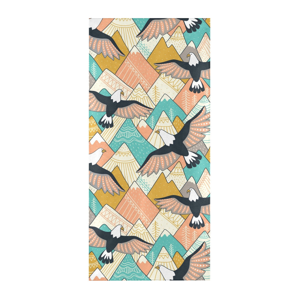 Eagle Pattern Print Design 02 Beach Towel