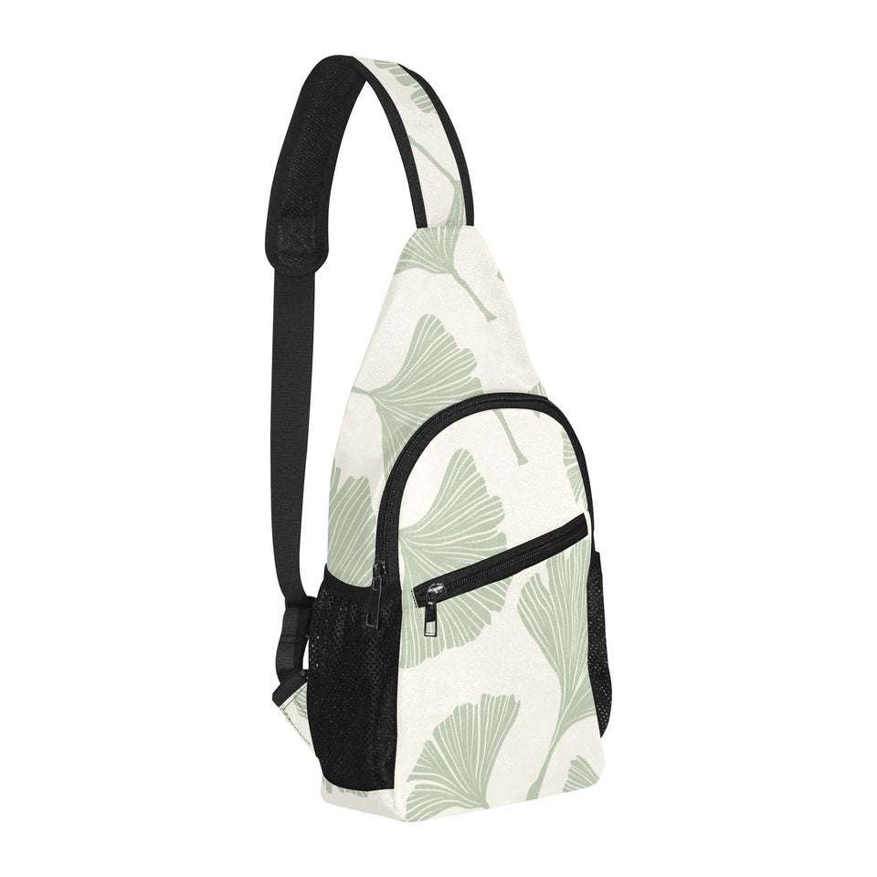 Ginkgo leaves pattern All Over Print Chest Bag