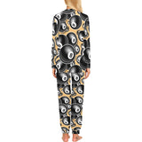 Billiard Ball Pattern Print Design 04 Women's All Over Print Pajama Set
