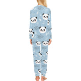 Cute panda pattern Women's All Over Print Pajama Set