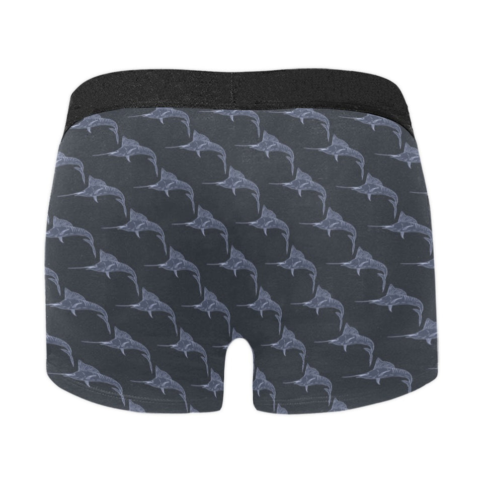 Swordfish Pattern Print Design 03 Men's All Over Print Boxer Briefs Men's Underwear