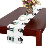 Cute ninja katana sword pattern Table Runner