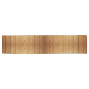 Wood Printed Pattern Print Design 05 Table Runner