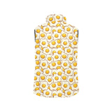 Fried Eggs Pattern Print Design 02 Men's Padded Vest