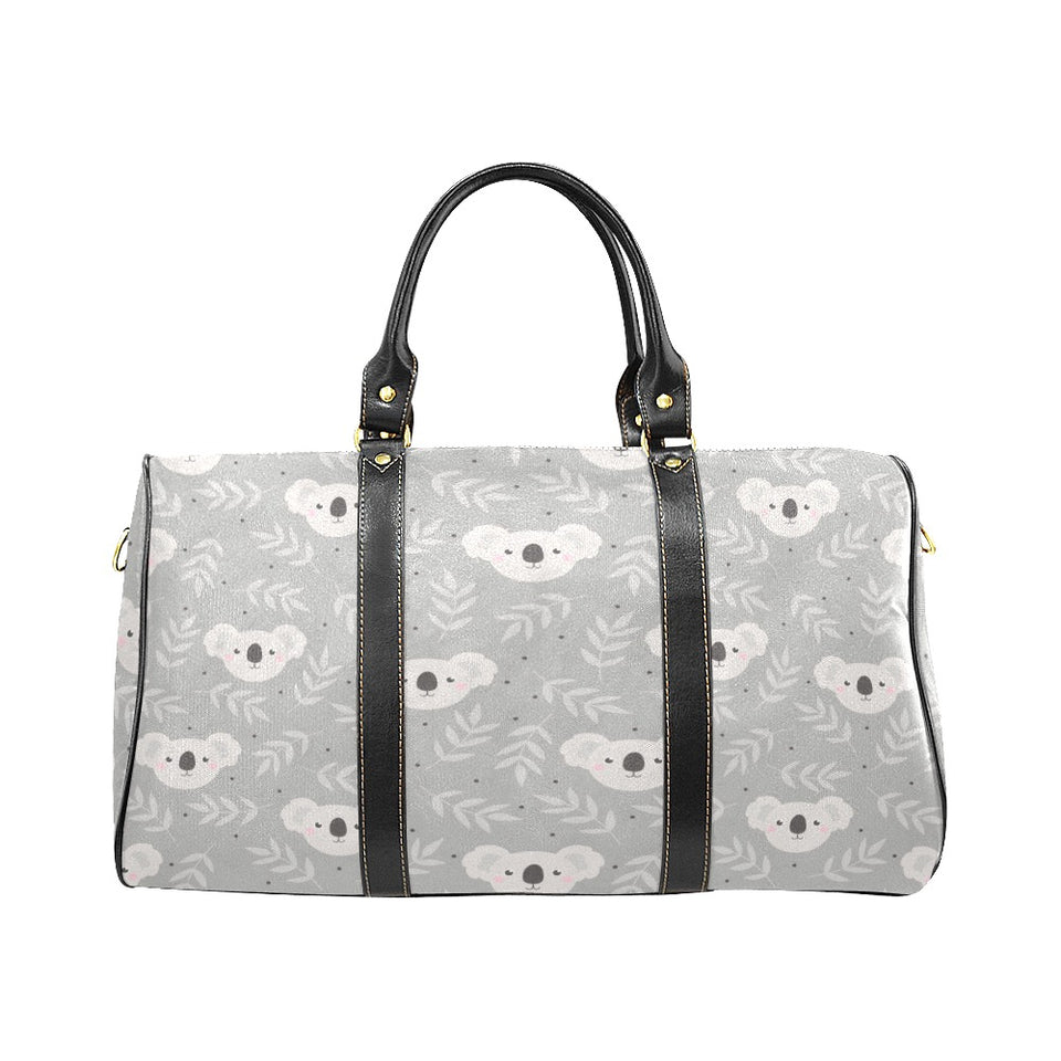 Cute koala leaves pattern Travel Bag