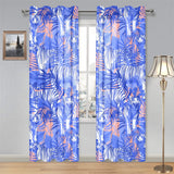white bengal tigers pattern Gauze Curtain