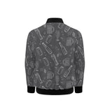 Beer hand drawn pattern Kids' Boys' Girls' Bomber Jacket