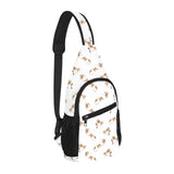Jack Russel Pattern Print Design 04 All Over Print Chest Bag