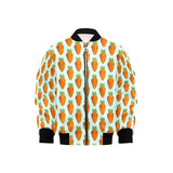 Carrot Pattern Print Design 03 Kids' Boys' Girls' Bomber Jacket