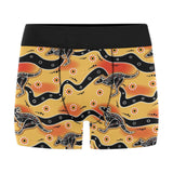 Kangaroo Australian aboriginal art pattern Men's All Over Print Boxer Briefs Men's Underwear