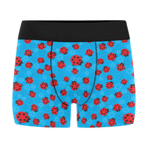 Ladybug Pattern Print Design 02 Men's All Over Print Boxer Briefs Men's Underwear