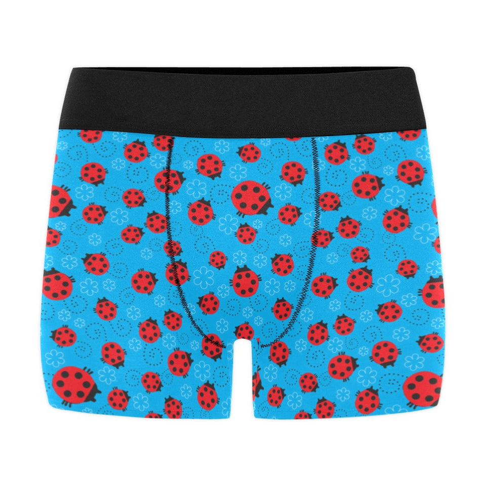 Ladybug Pattern Print Design 02 Men's All Over Print Boxer Briefs Men's Underwear