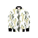 Cute cactus pattern Kids' Boys' Girls' Bomber Jacket