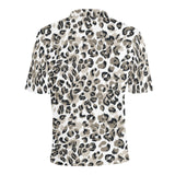 Leopard skin print pattern Men's All Over Print Polo Shirt