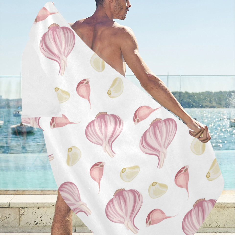 Garlic pattern Beach Towel